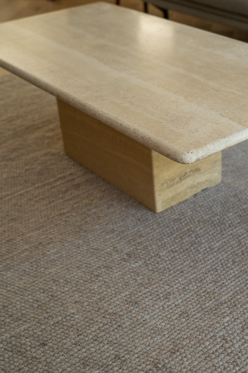 Vintage Travertin salontafel