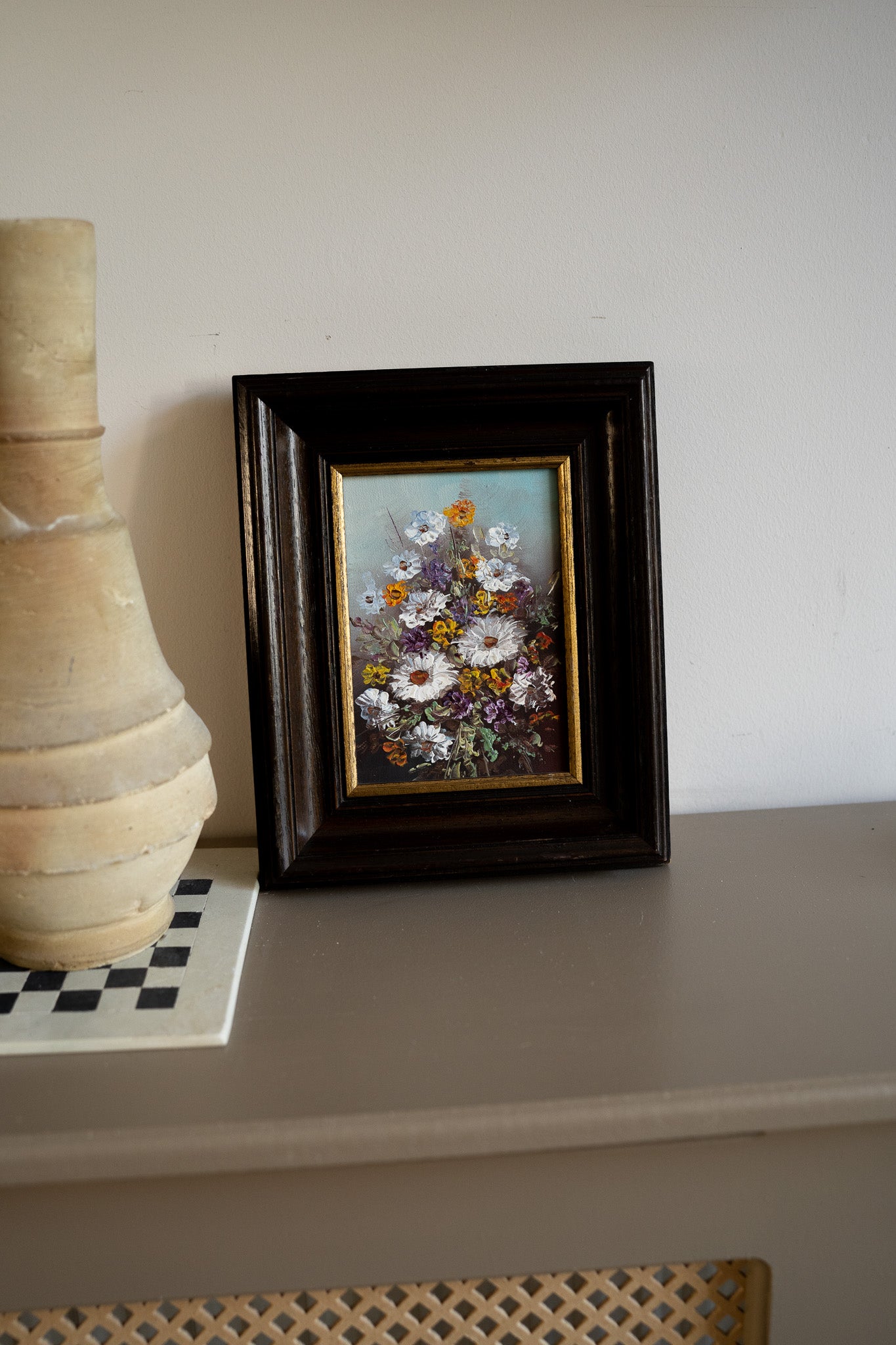 Lijst met schilderij flowers
