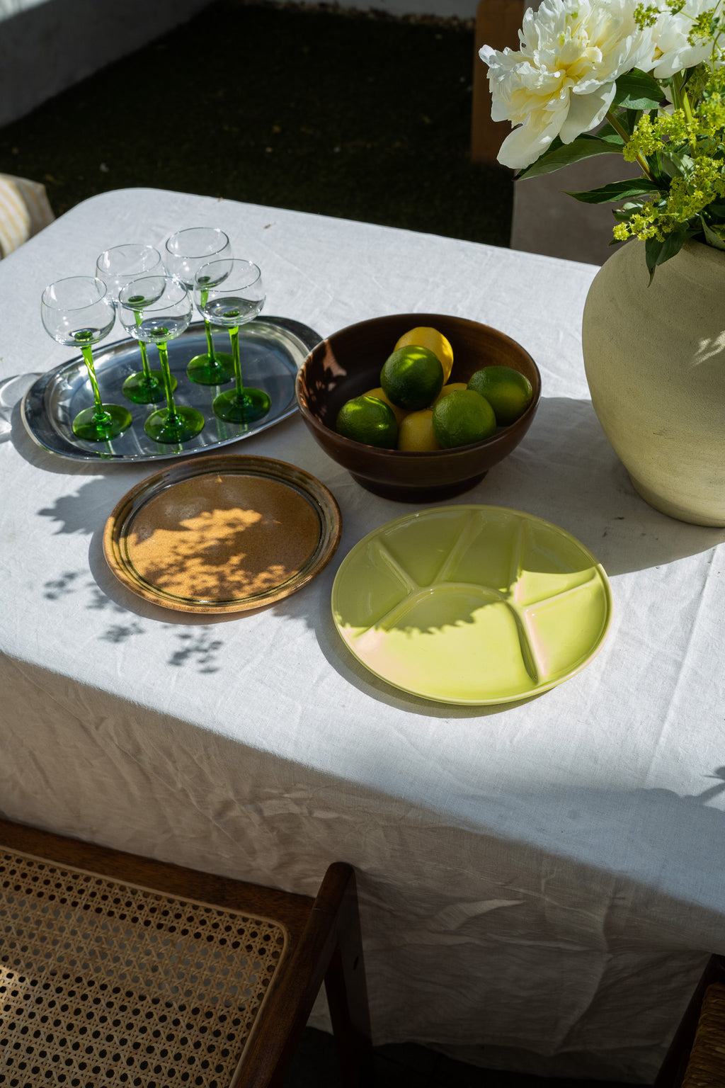 Snackbord lime groen