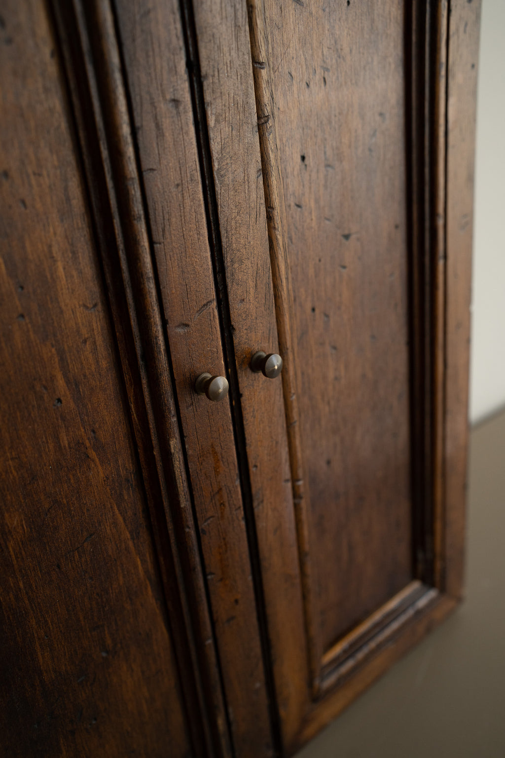 Vintage houten drieluik spiegel