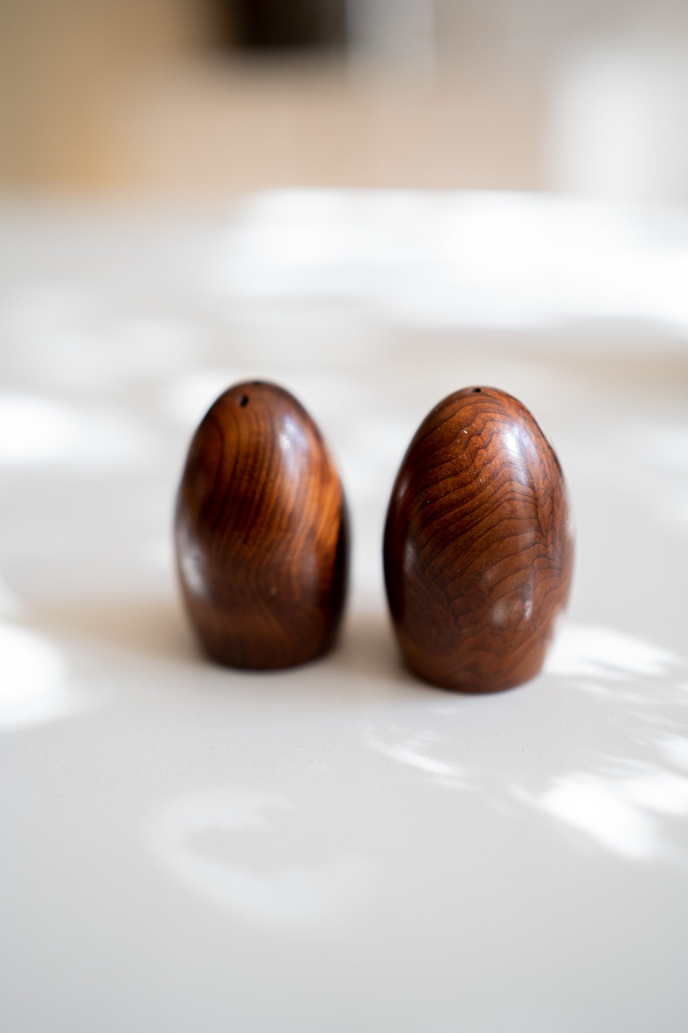 Houten peper & zoutstel