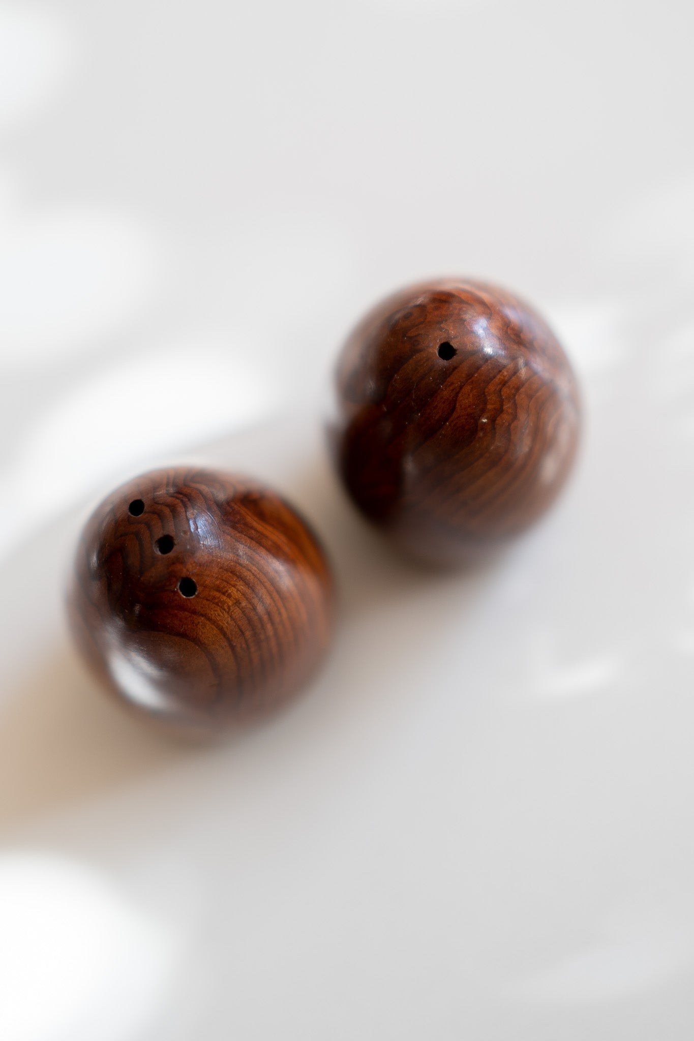 Houten peper & zoutstel