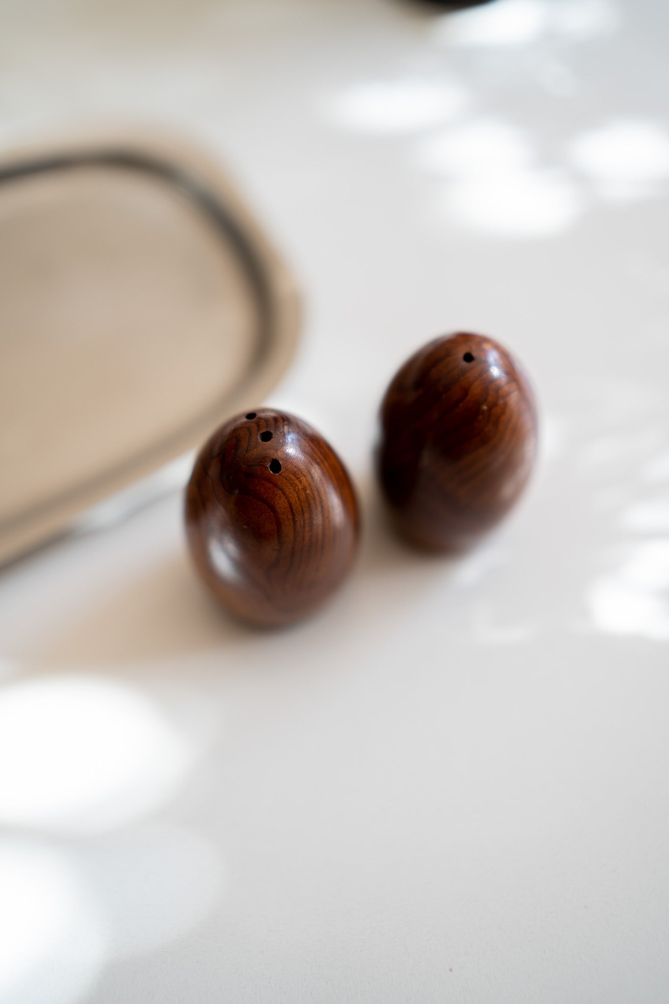 Houten peper & zoutstel