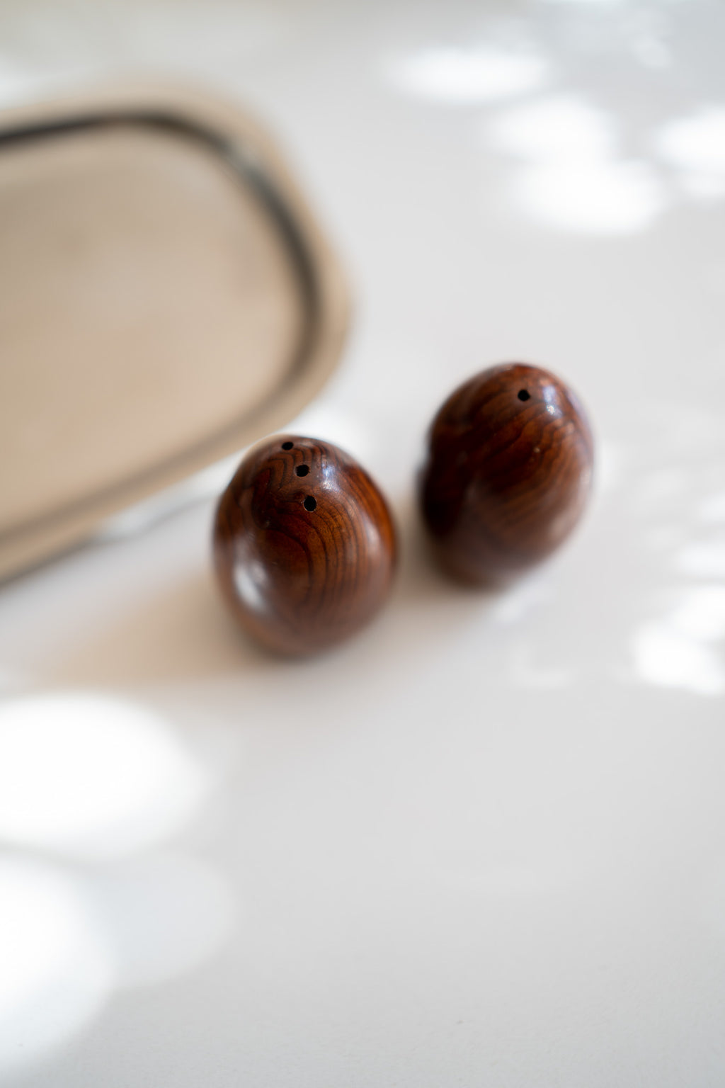 Houten peper & zoutstel