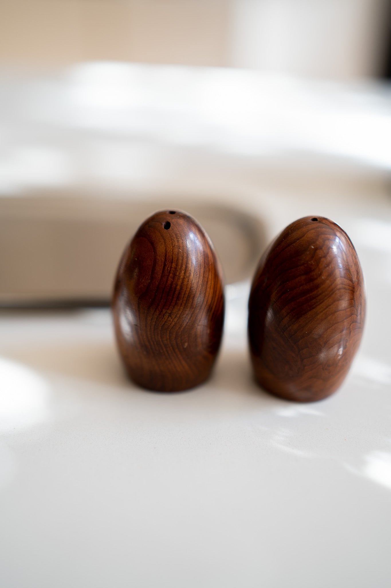 Houten peper & zoutstel