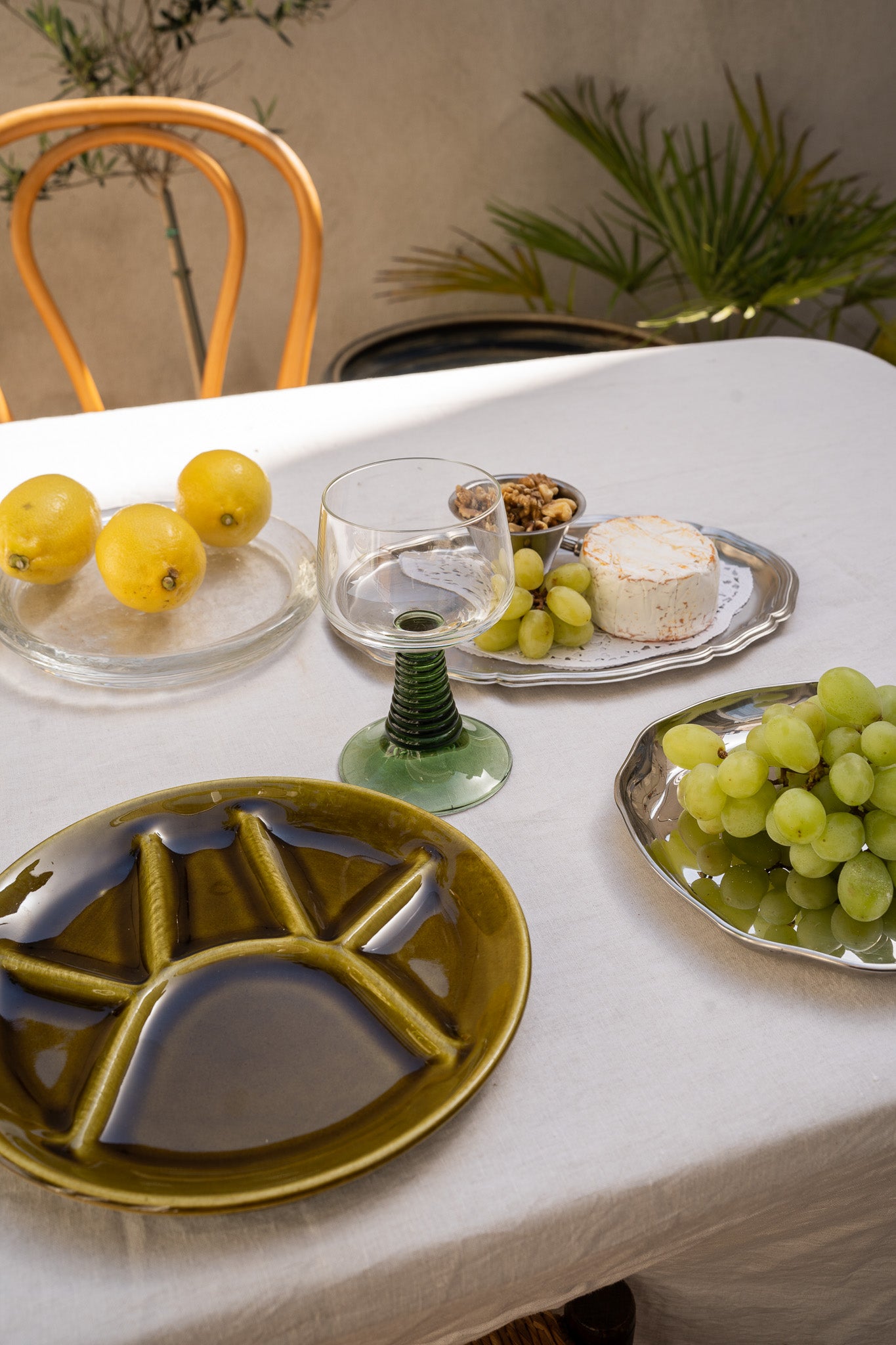 Snackbord olijfgroen
