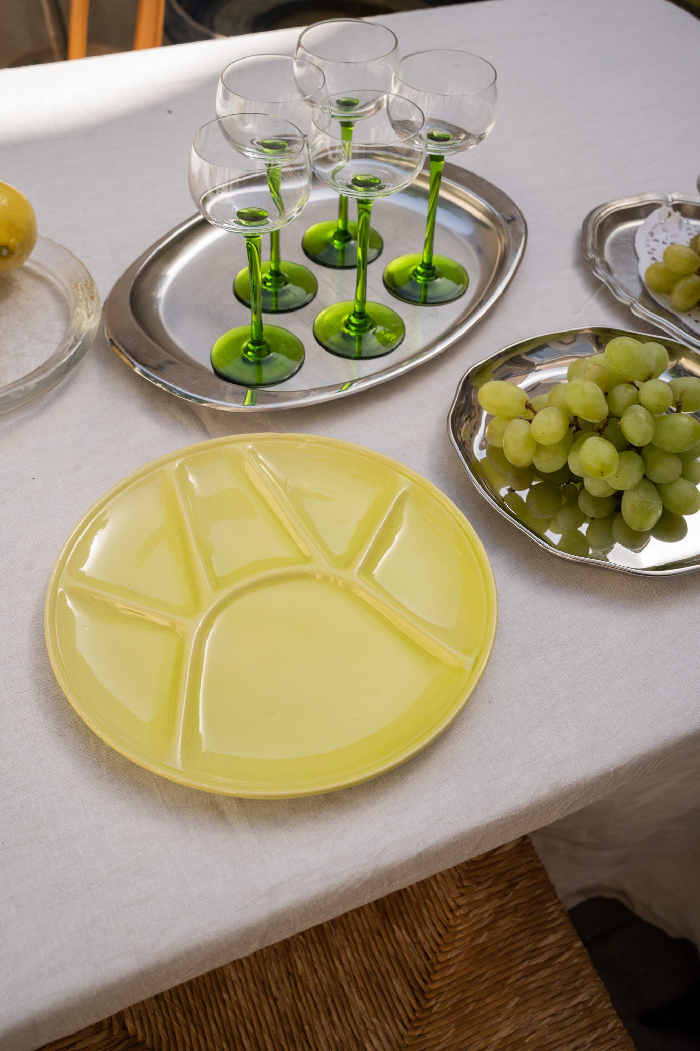 Snackbord lime groen