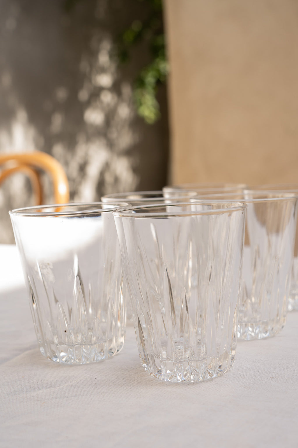 Set van 6 waterglazen