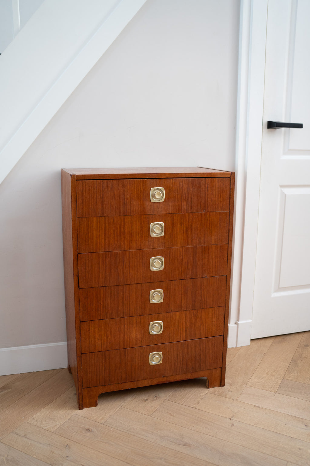 Vintage teakhouten ladekast
