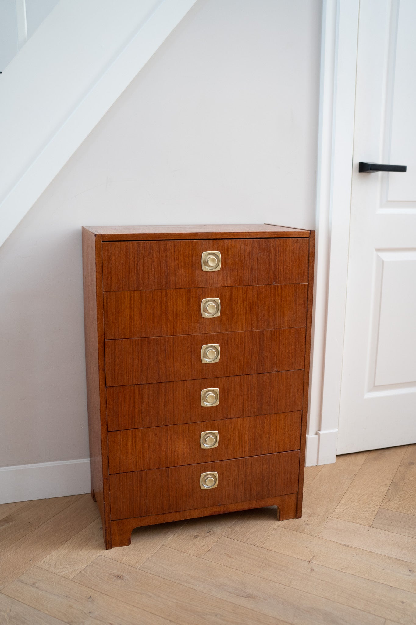 Vintage teakhouten ladekast