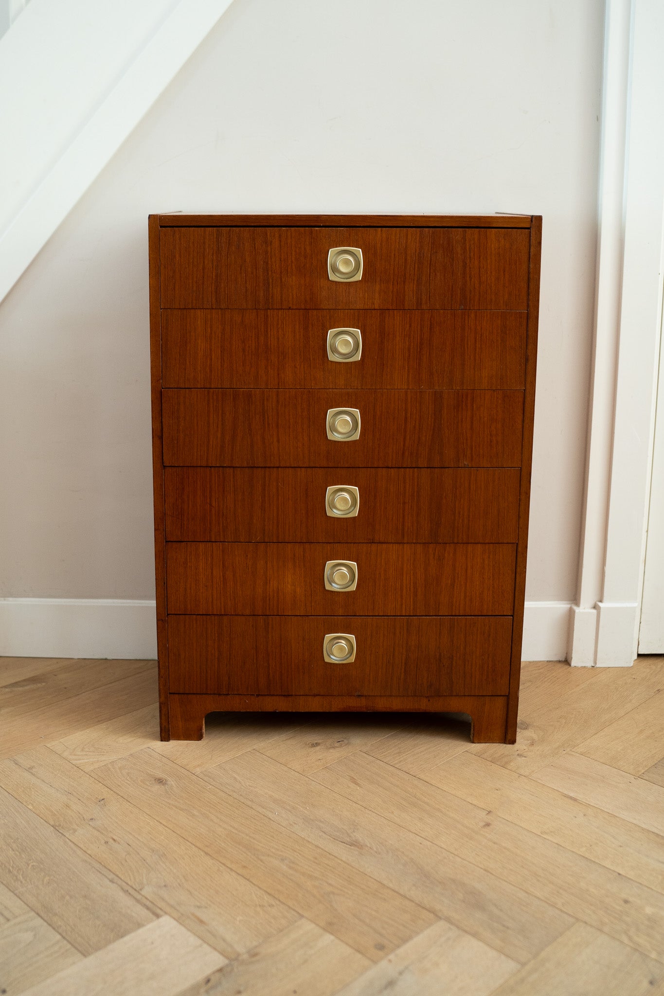 Vintage teakhouten ladekast