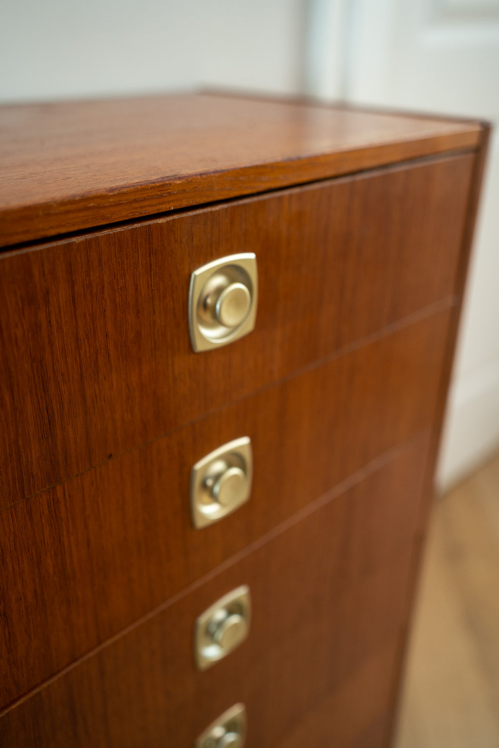 Vintage teakhouten ladekast