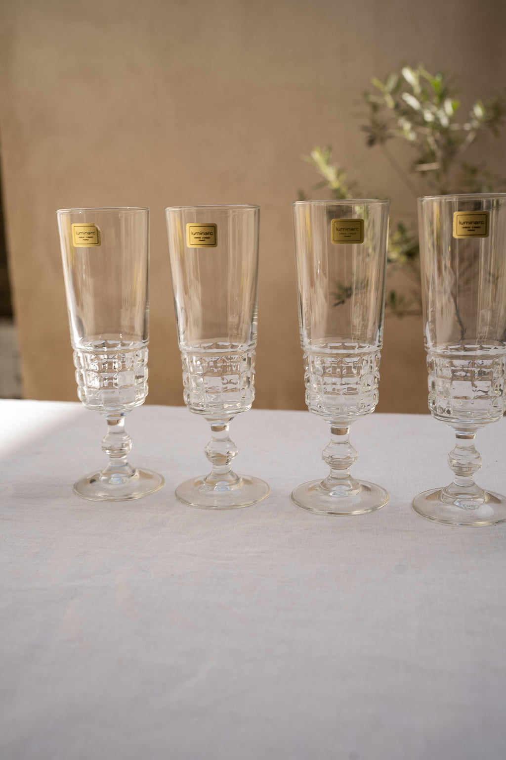 Set van 5 champagne flutes Luminarc