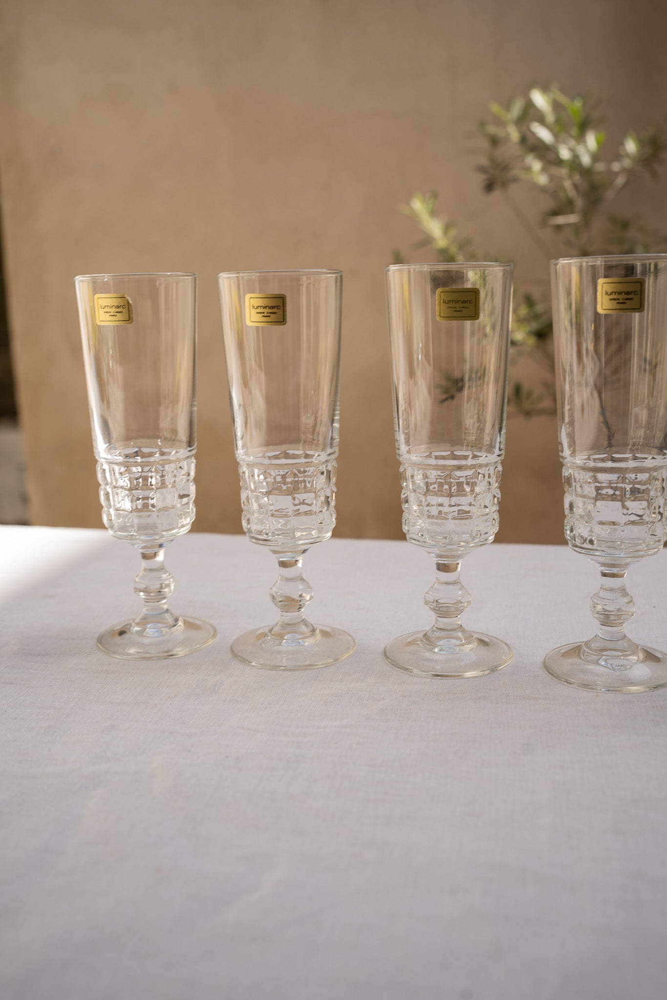 Set van 5 champagne flutes Luminarc