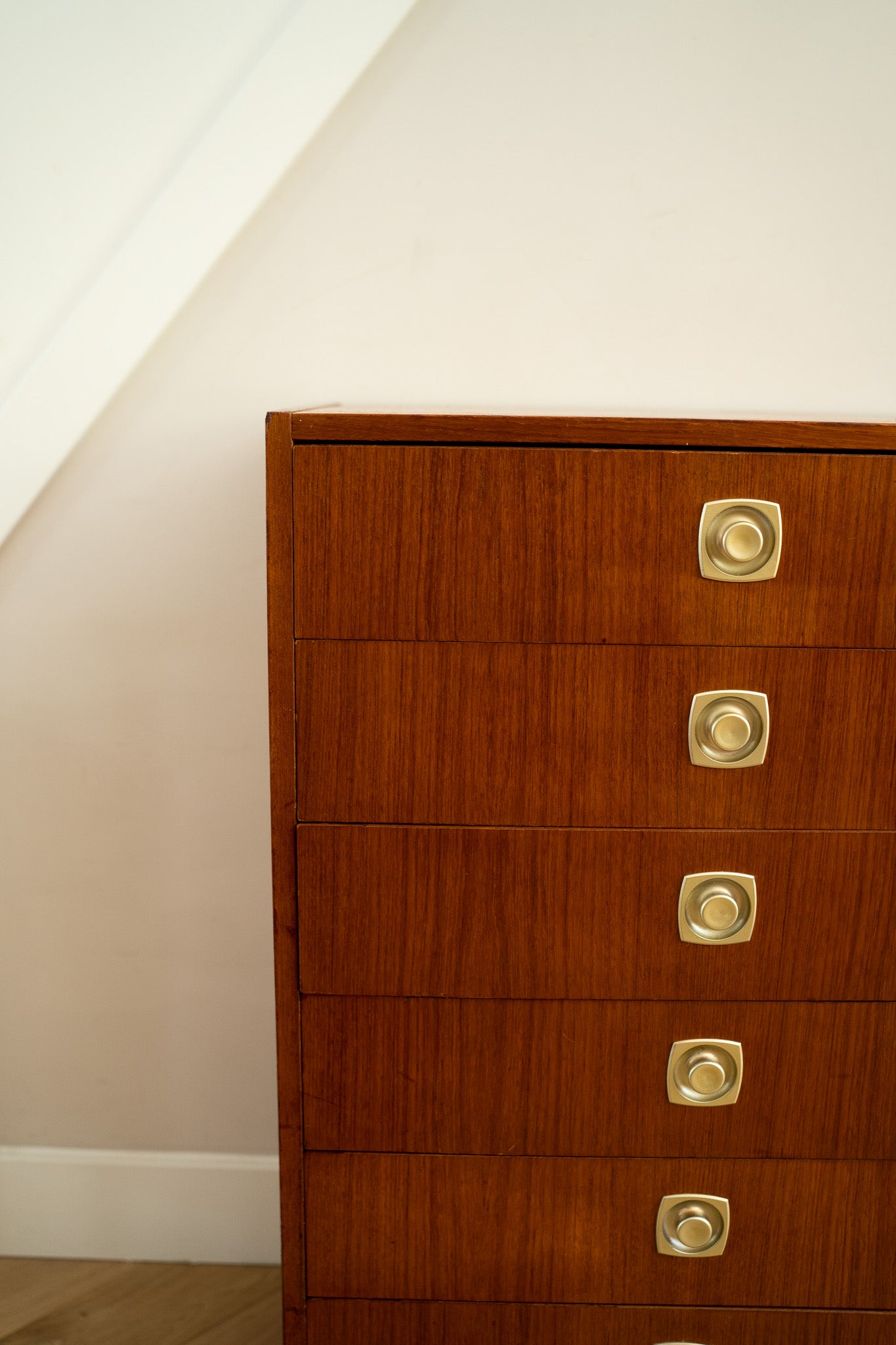 Vintage teakhouten ladekast