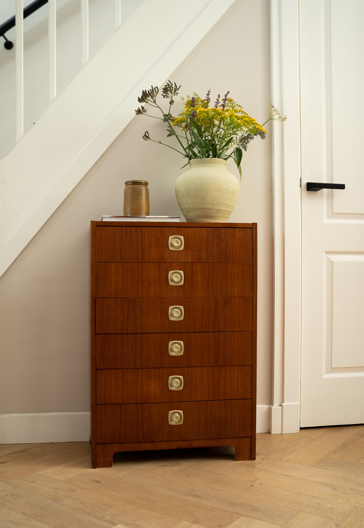 Vintage teakhouten ladekast