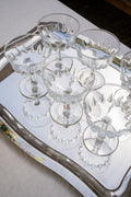 Set van 6 kristallen coupes