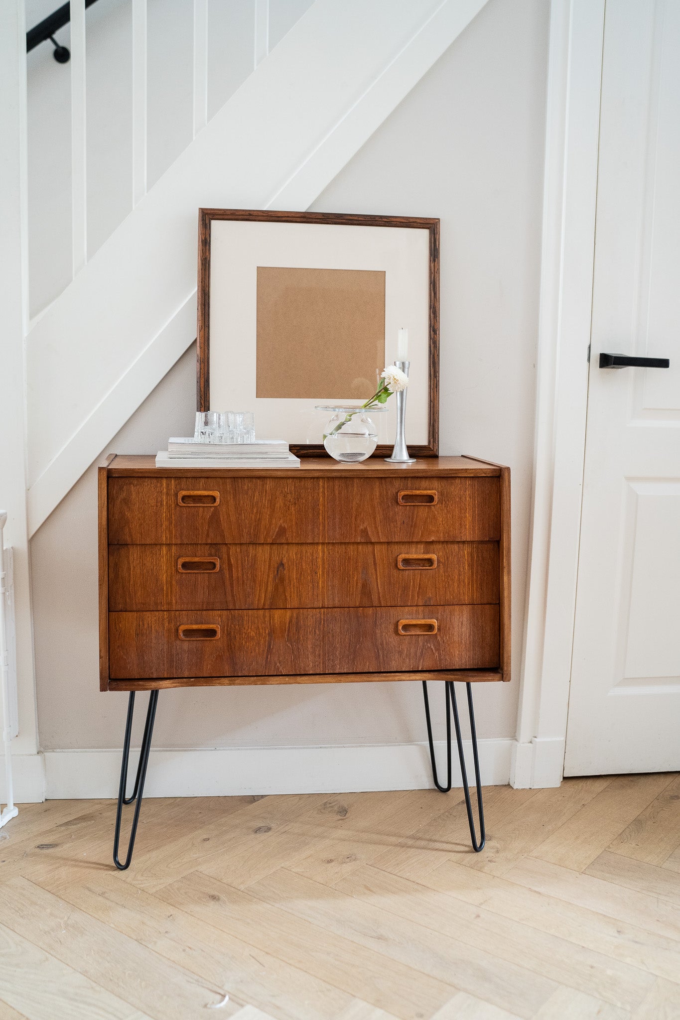 Vintage houten ladekast