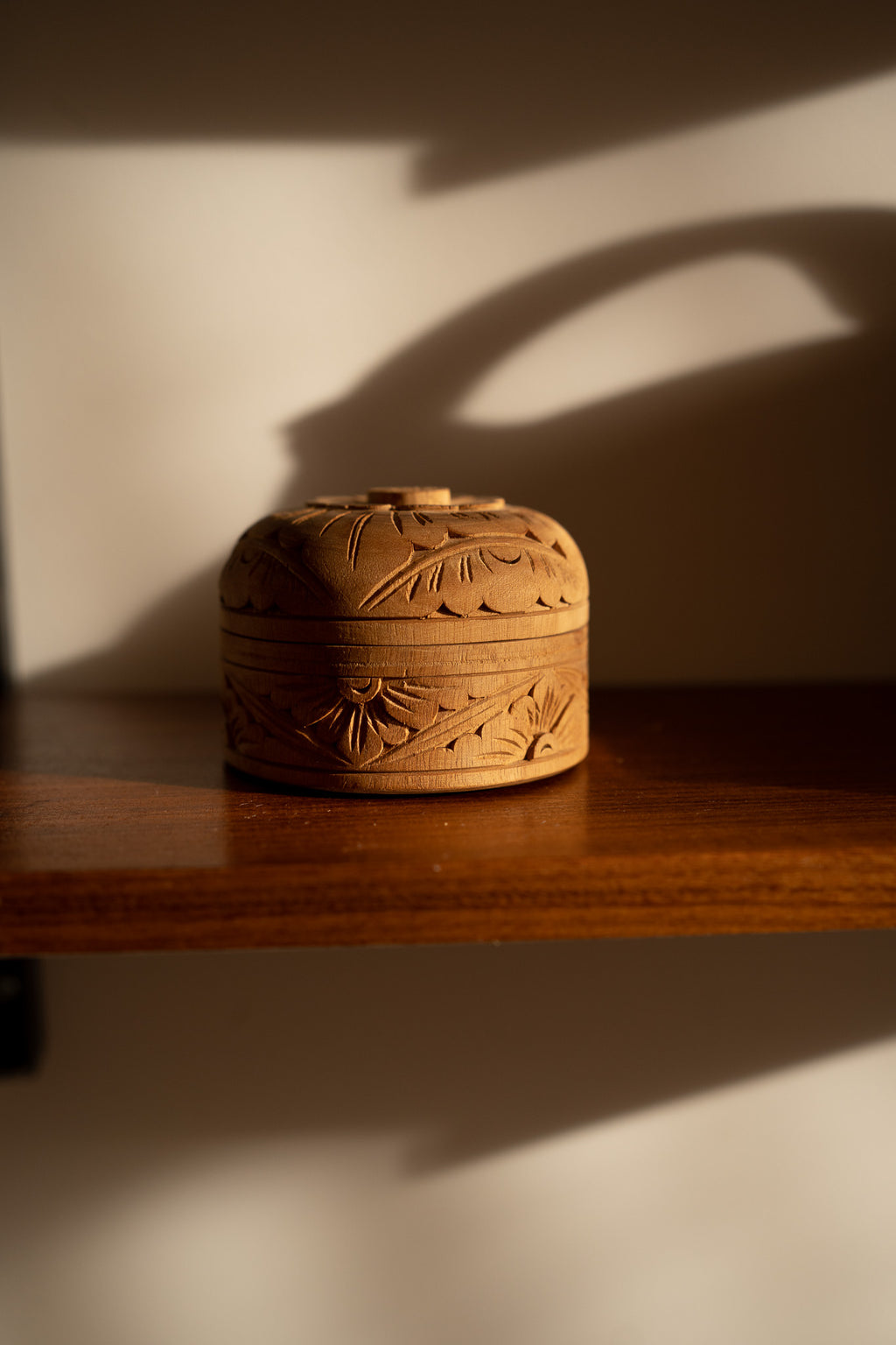 Houten boxje flowers