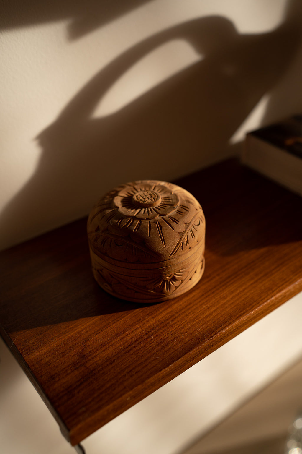 Houten boxje flowers
