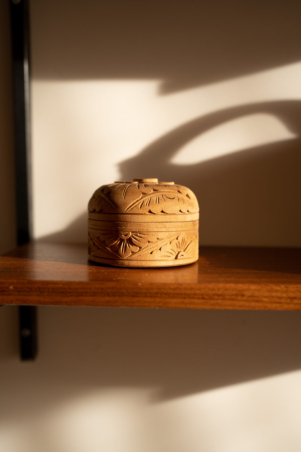 Houten boxje flowers