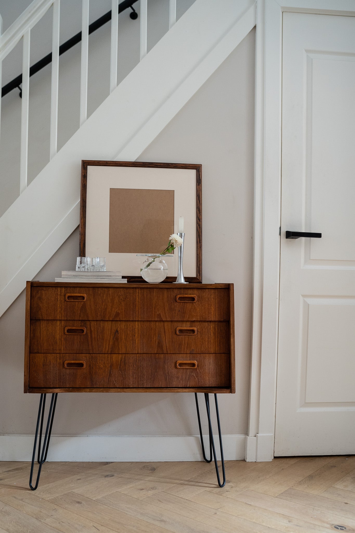 Vintage houten ladekast