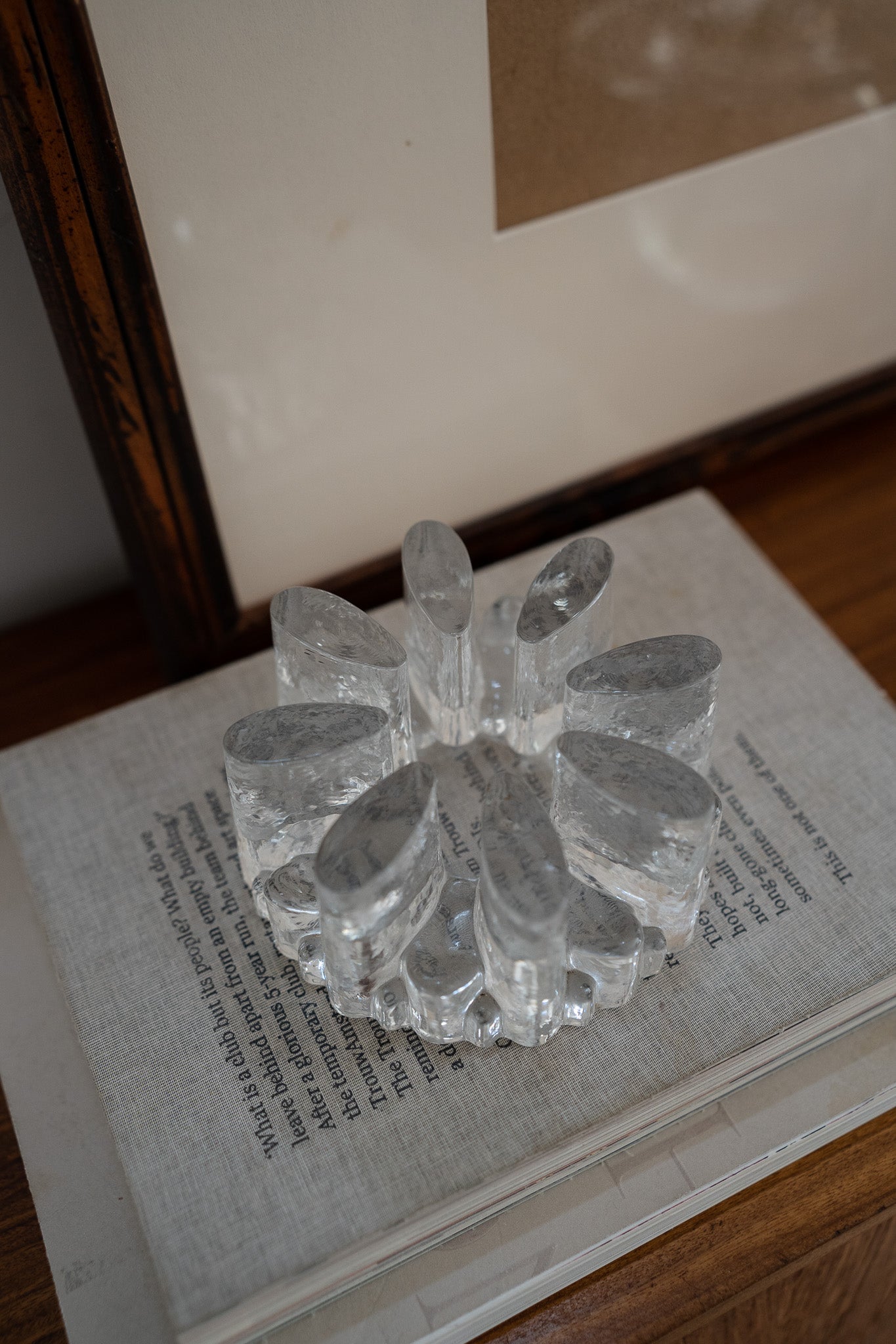 Vintage Glasdesign Georgeshutter theelichthouder