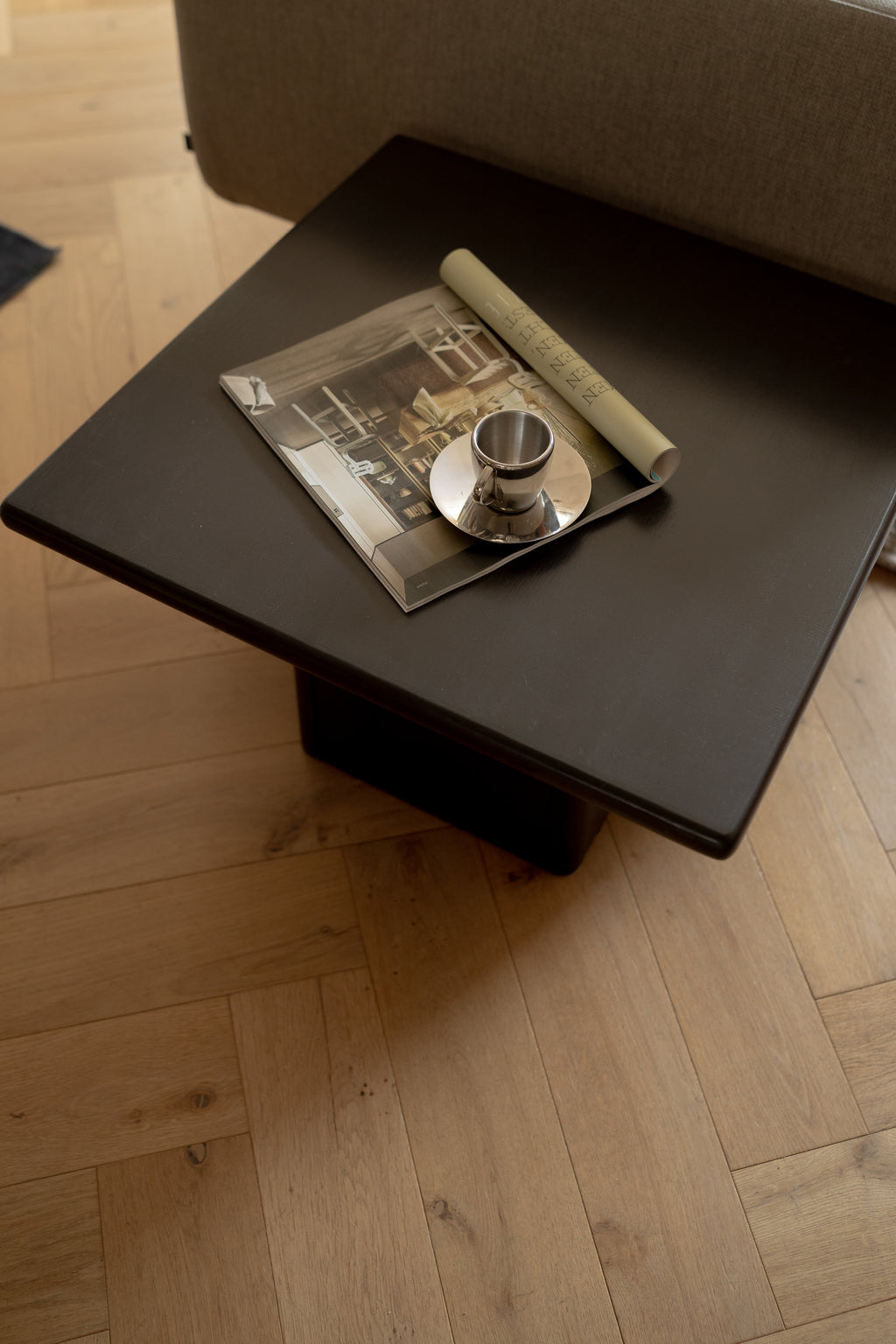 Massief houten salontafel
