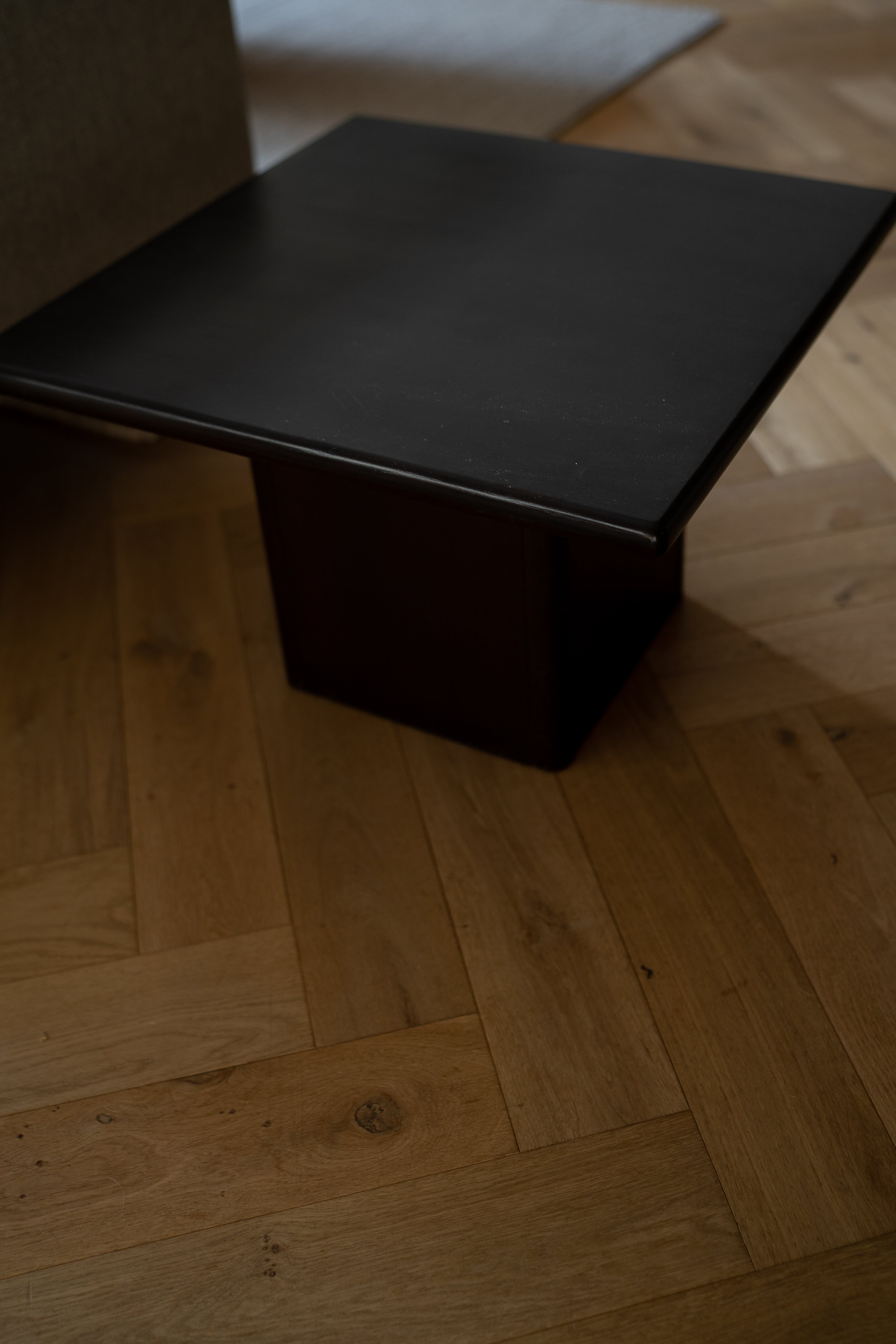 Massief houten salontafel