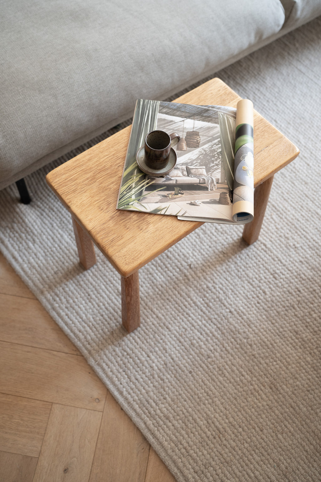 Houten bijzettafel