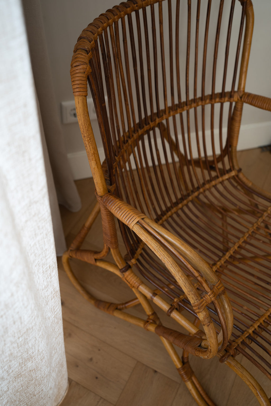 Rotan Lounge Stoel Van Dirk Van Sliedregt Voor Rohé