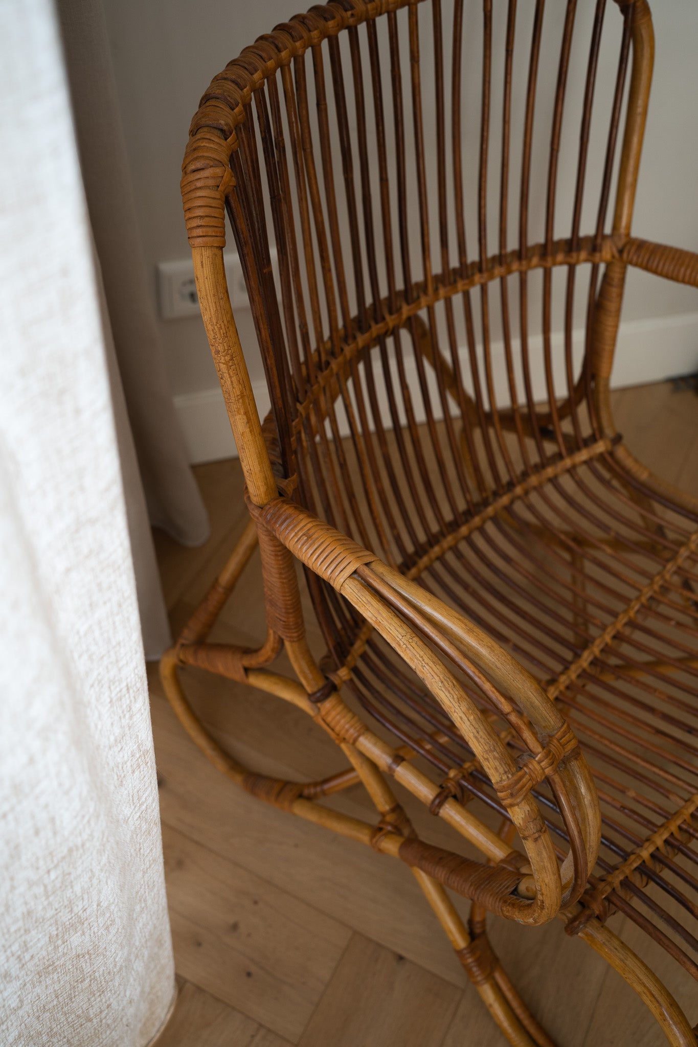 Rotan Lounge Stoel Van Dirk Van Sliedregt Voor Rohé