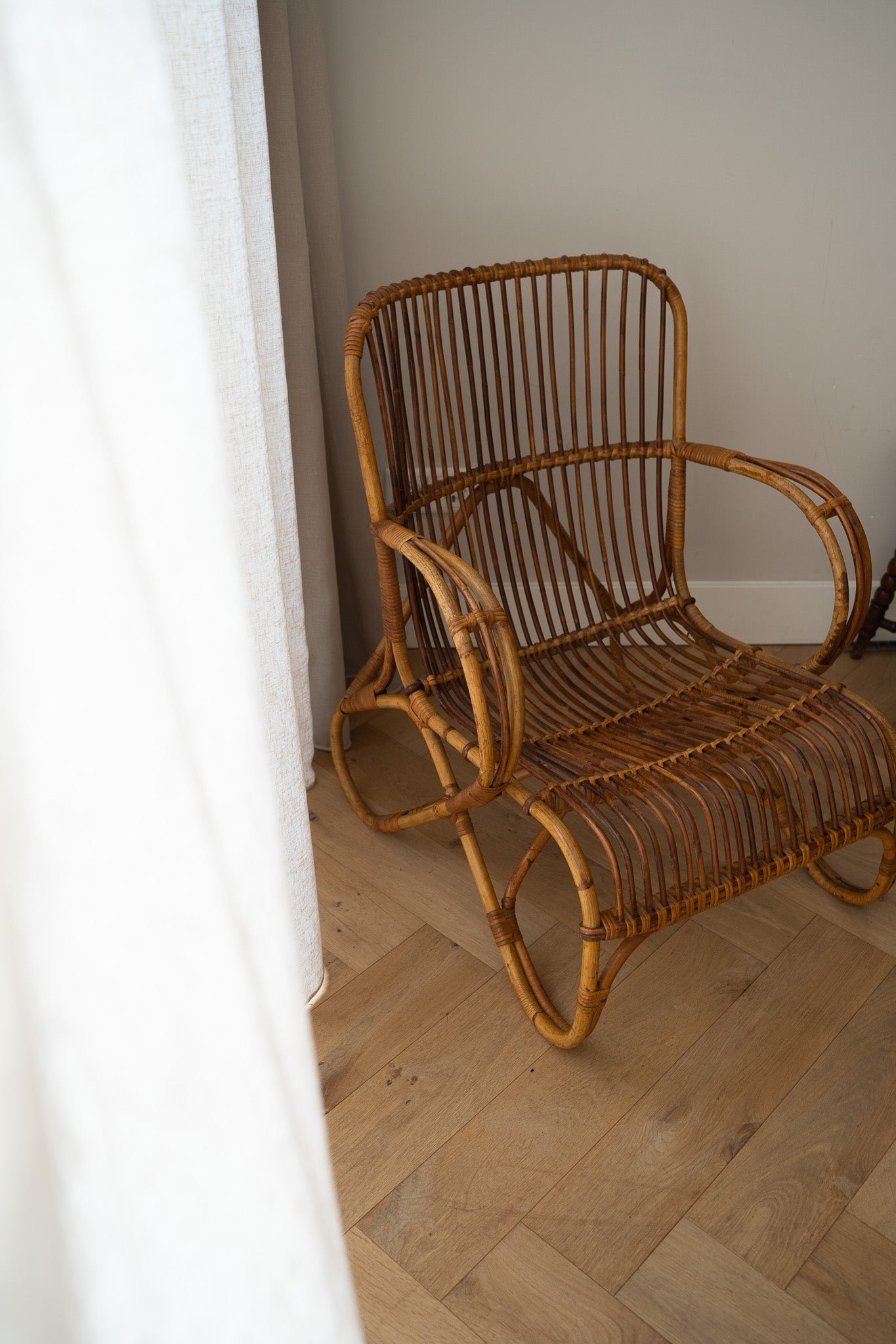Rotan Lounge Stoel Van Dirk Van Sliedregt Voor Rohé
