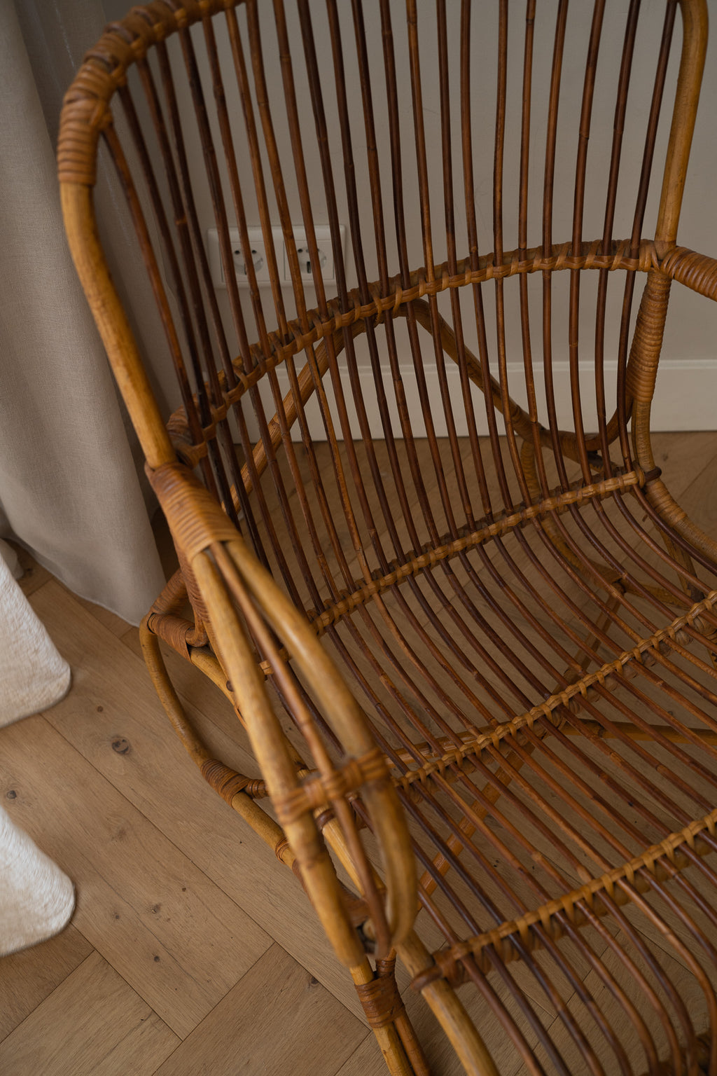 Rotan Lounge Stoel Van Dirk Van Sliedregt Voor Rohé