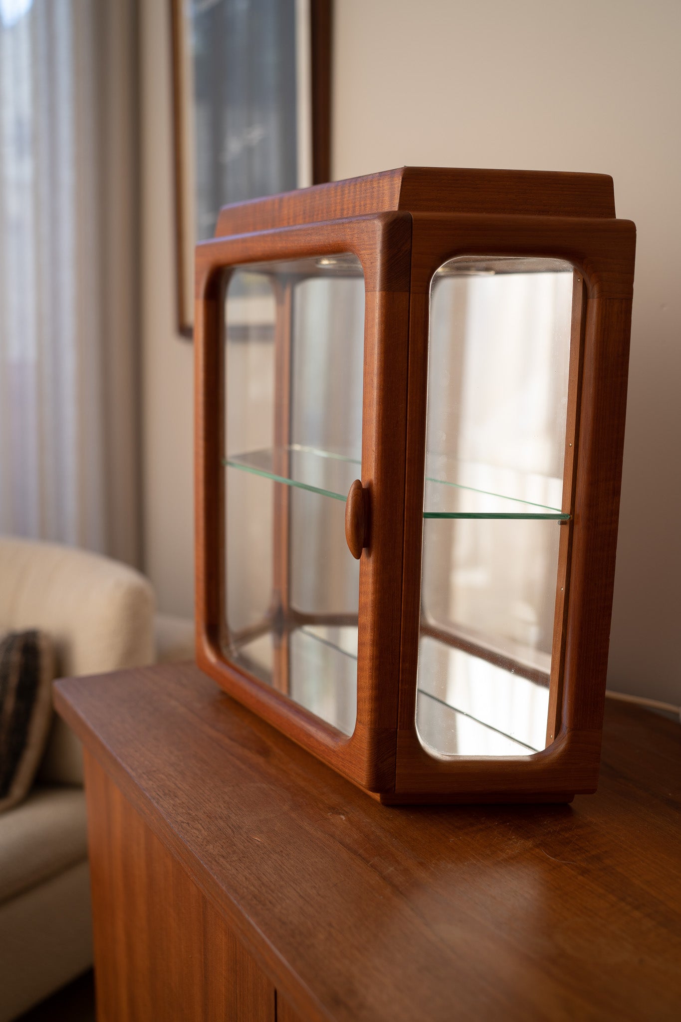 Vitrinekast mid century