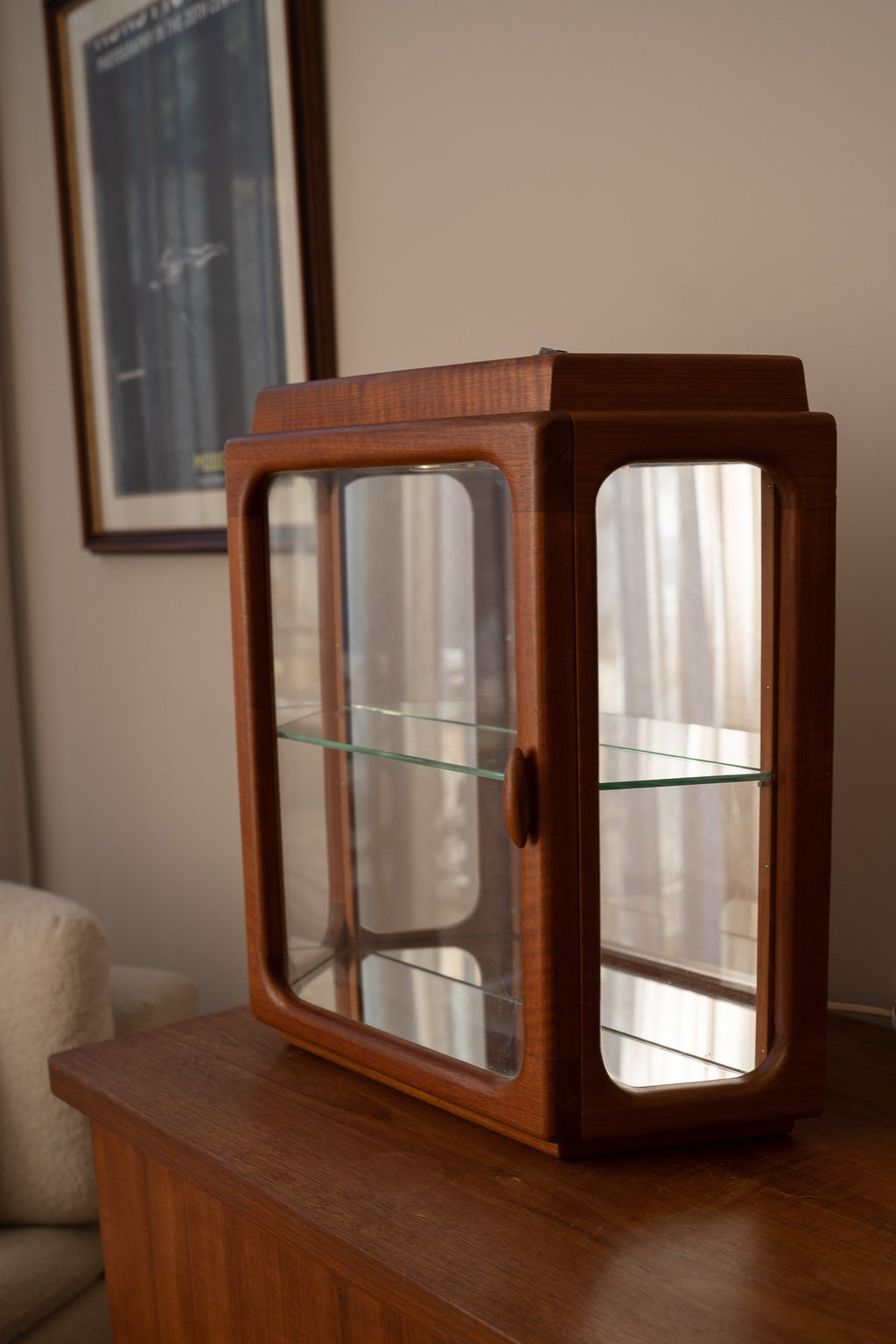 Vitrinekast mid century