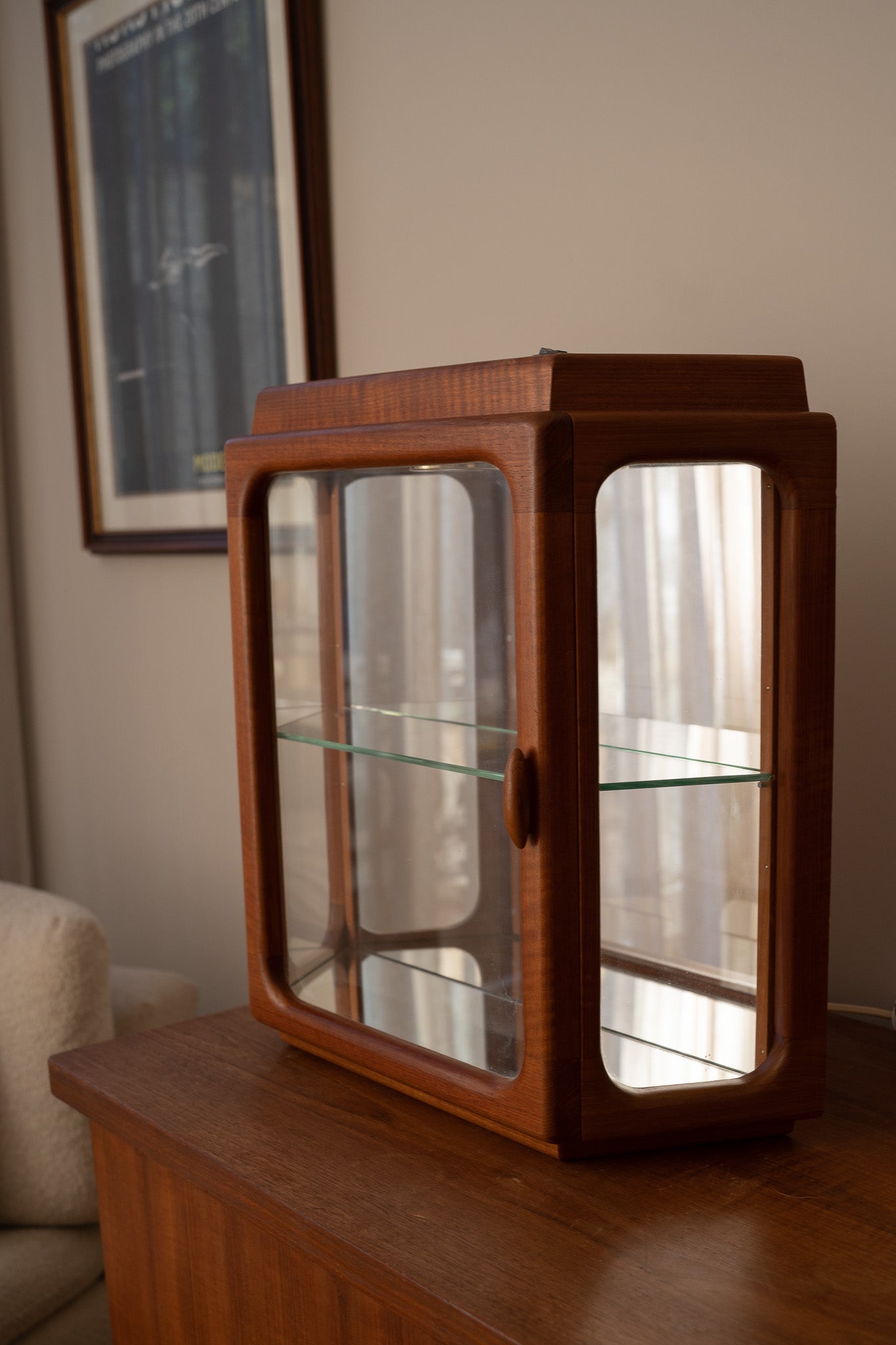 Vitrinekast mid century