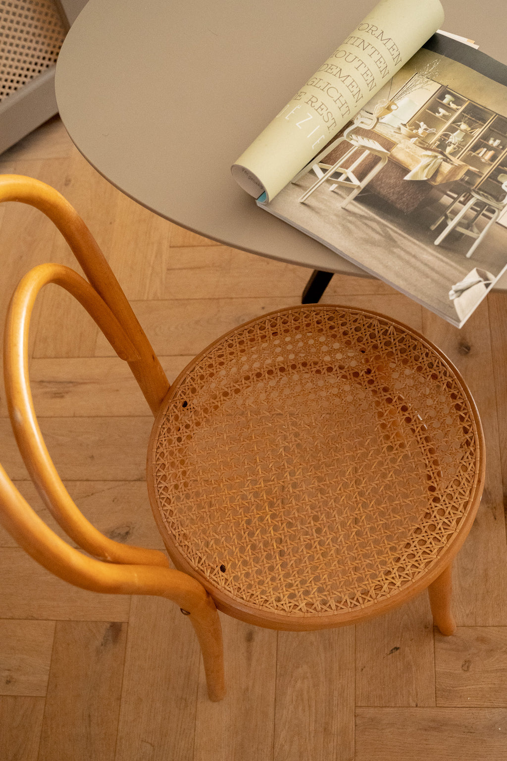 Thonet stijl stoel