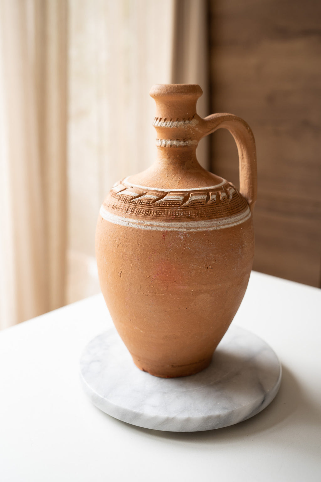 Grote terracotta vaas