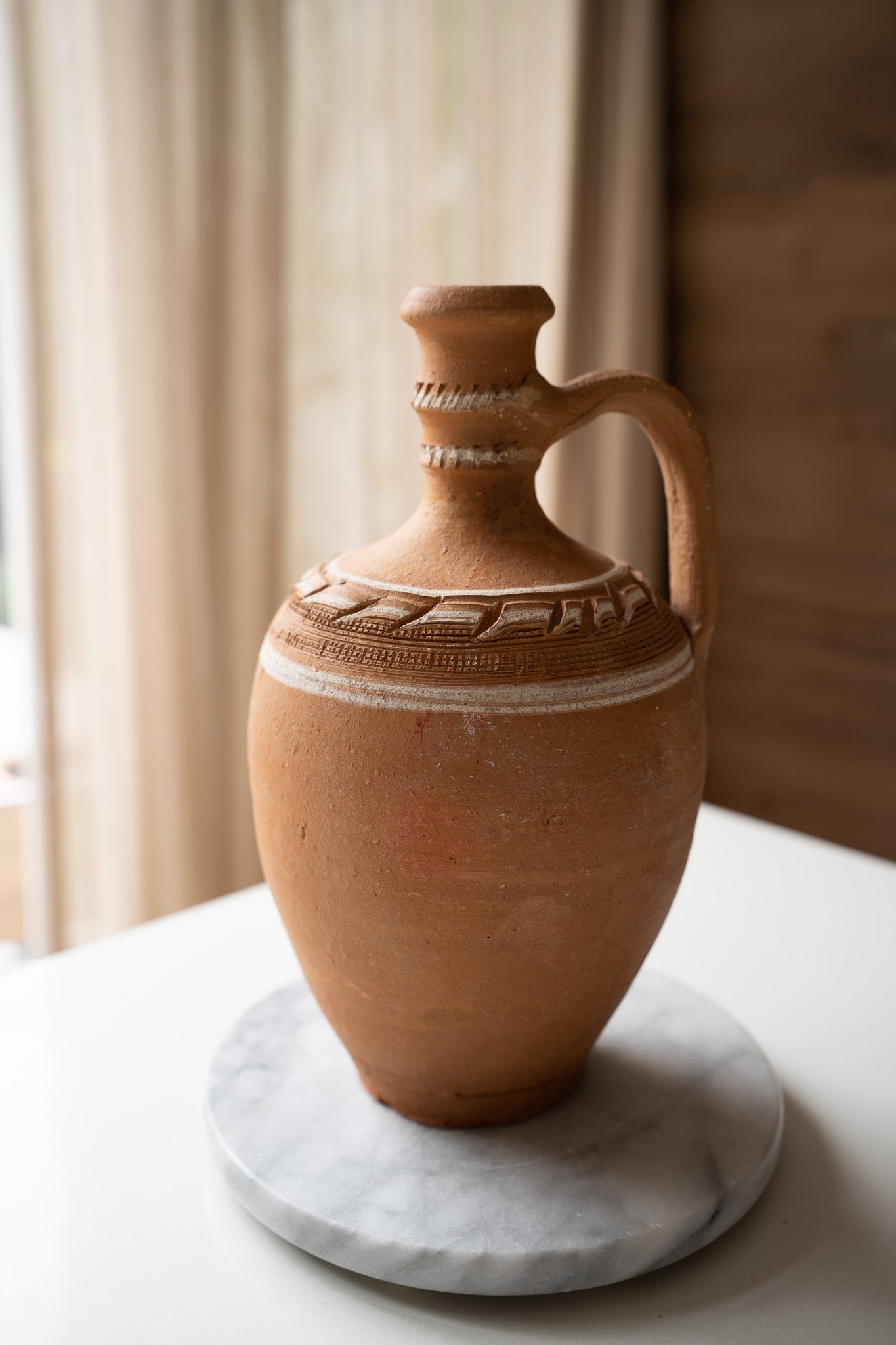 Grote terracotta vaas