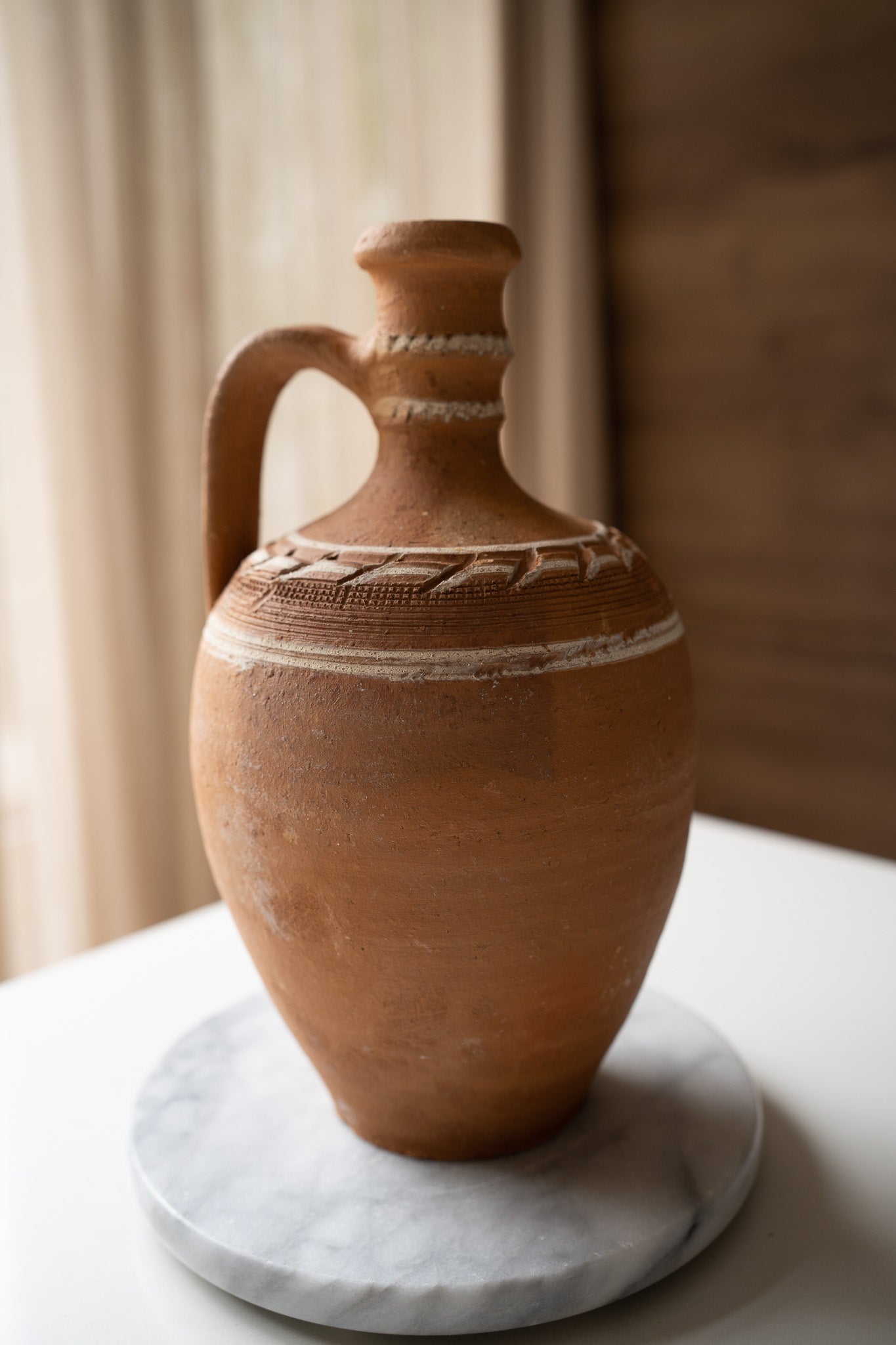 Grote terracotta vaas