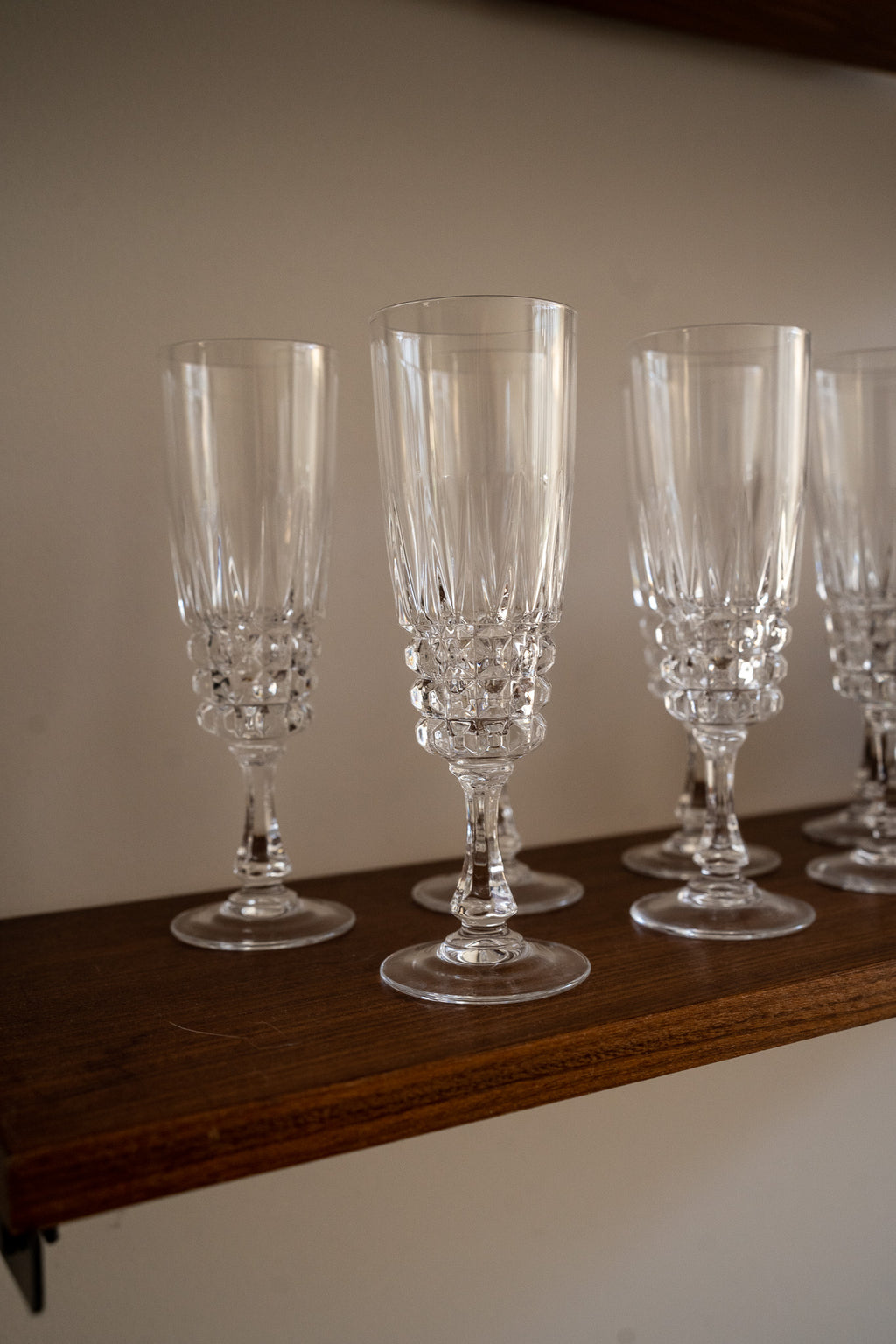 Set of 8 Champagne Glasses