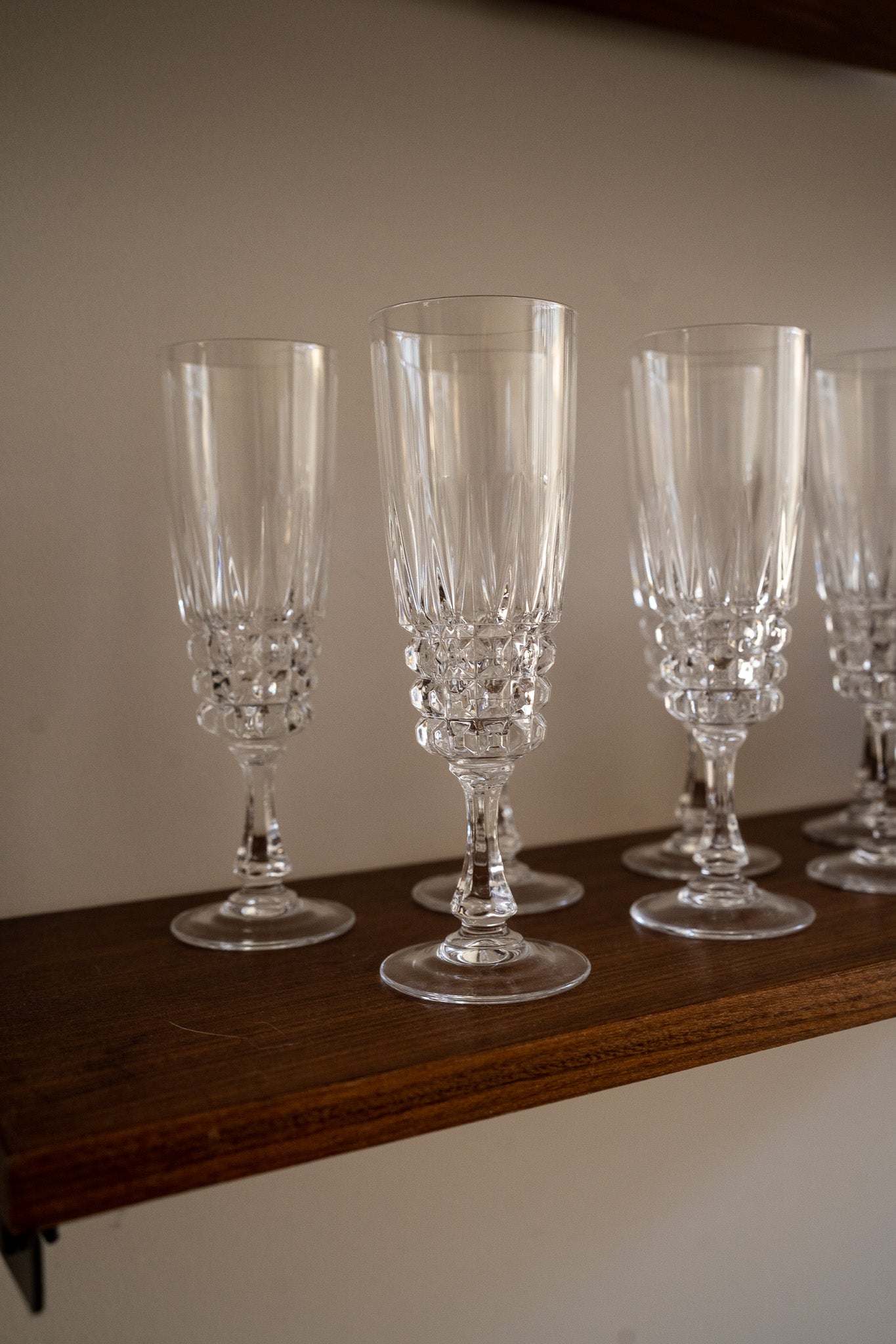 Set of 8 Champagne Glasses