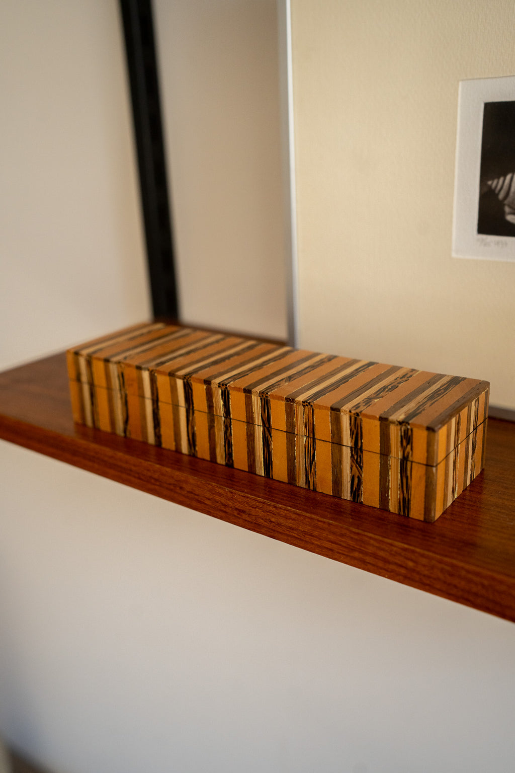 Gestreept boxje met deksel