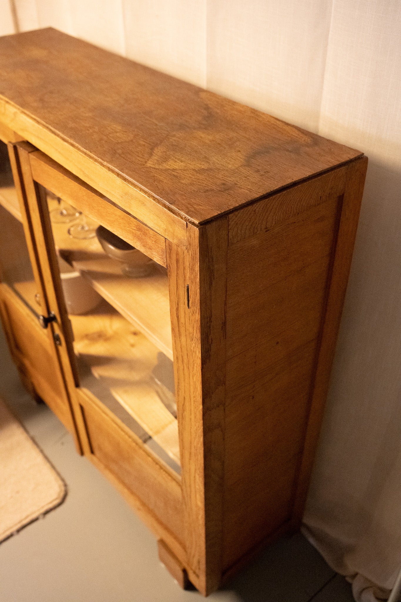Vintage vitrinekast