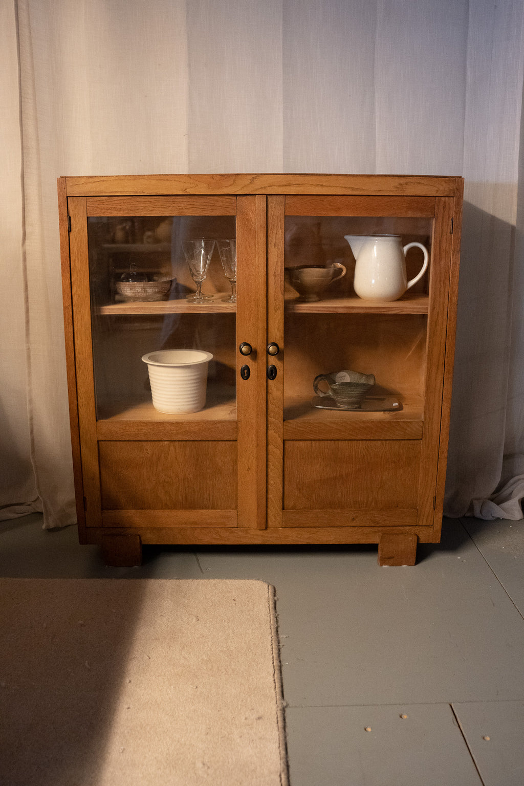 Vintage vitrinekast