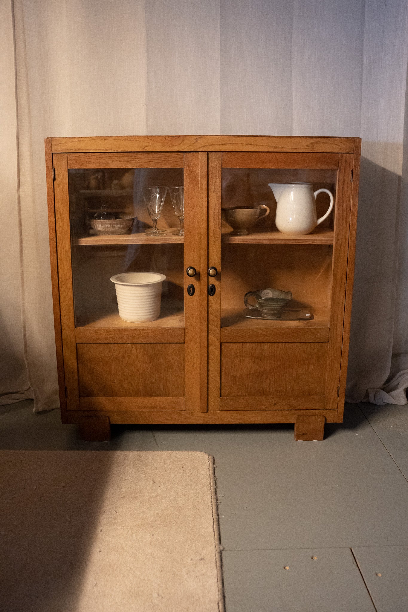Vintage vitrinekast