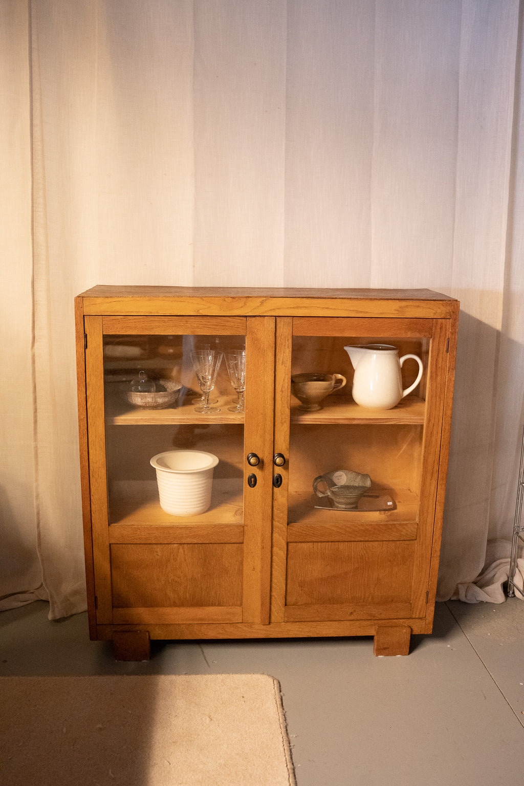 Vintage vitrinekast