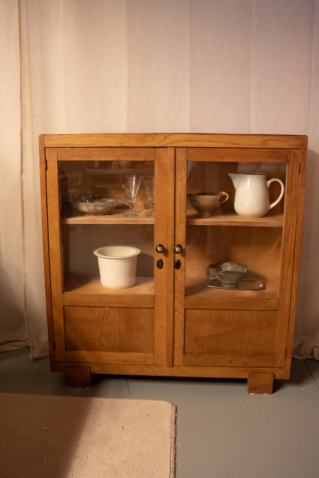 Vintage vitrinekast