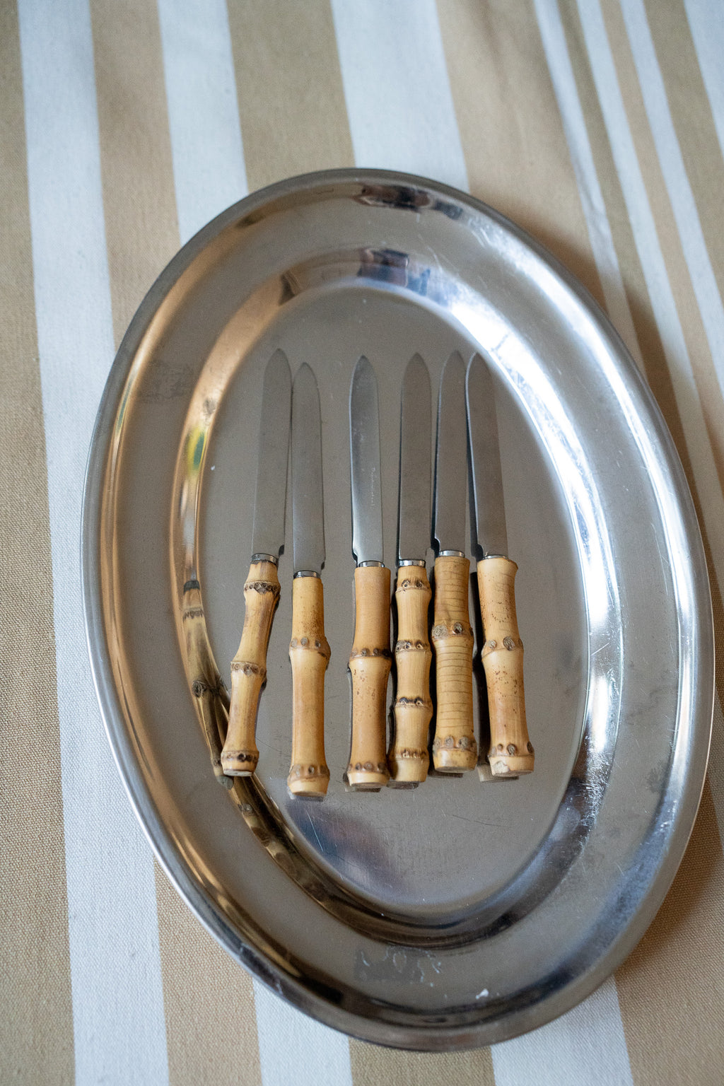 Set van 6 bamboe mesjes
